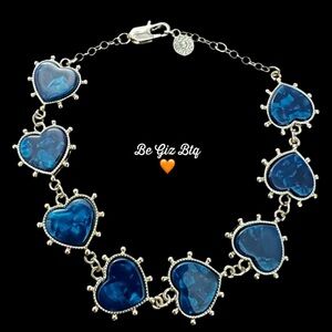 🆕Authentic Tory Burch Blue & Silver Bracelet At Awesome Prices To Buy Now & Save